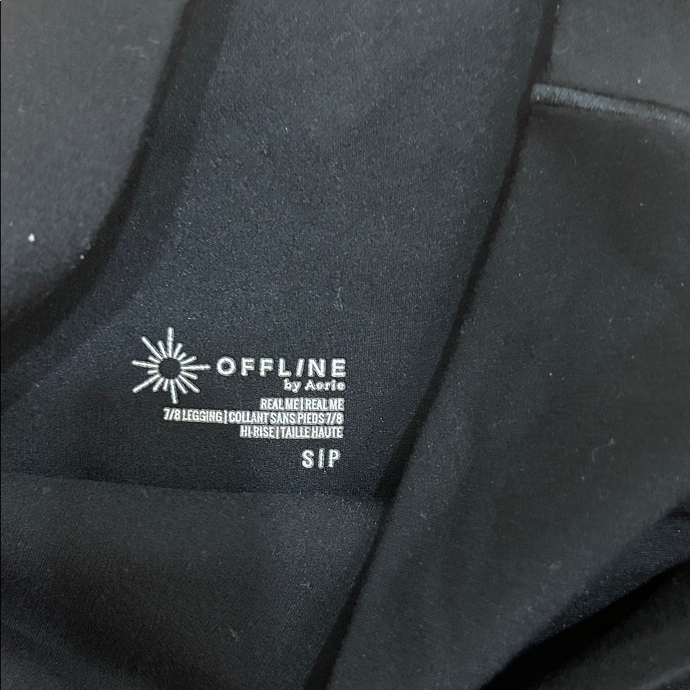 Aerie Classic Black Leggings - Picture 2 of 3